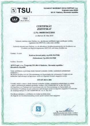 Certifikát